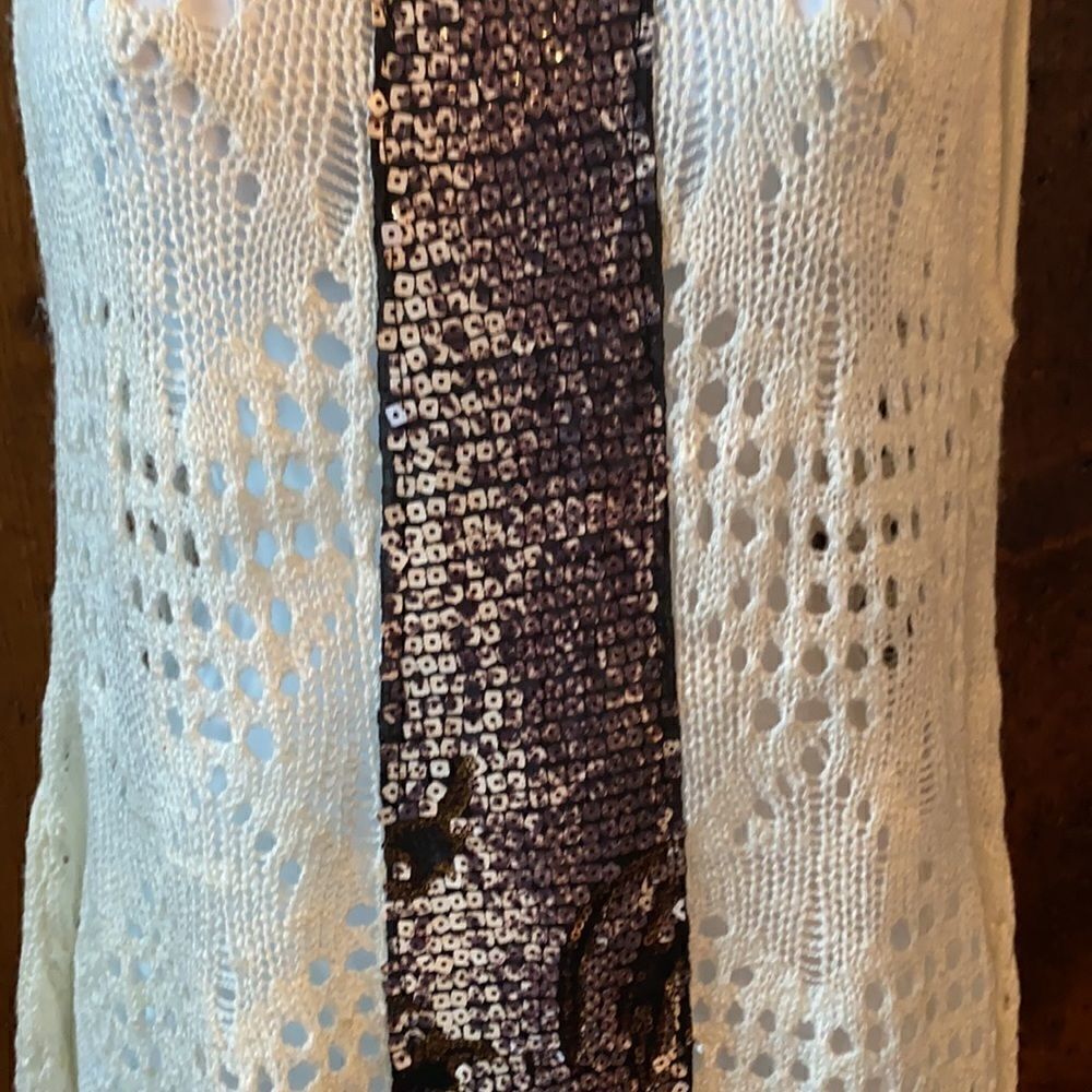 Hem & Thread Crochet Tank Top Size M - Picture 4 of 5